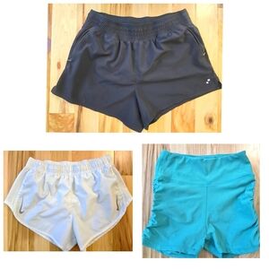 Bundle Of 3 Athletic Shorts All Size M - NIKE, TEK GEAR, WILO